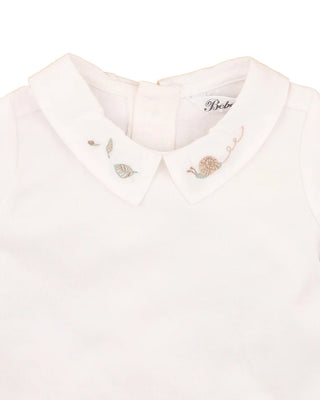 EVAN EMB. COLLARED BODYSUIT