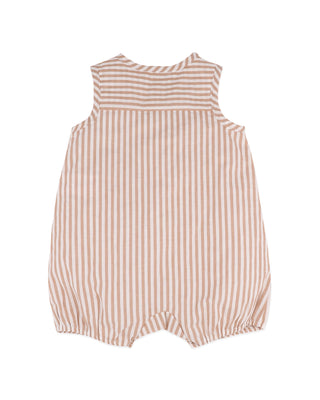BRADY STRIPE WOVEN ROMPER