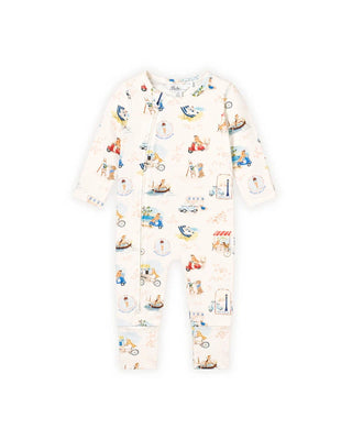 ALEXI ORGANIC LS ZIPSUIT