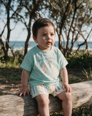 ALEXI PIZZA PASTA GELATO TEE 3-5Y