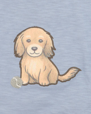 MAX PRINT PUPPY ROMPER
