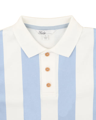 MAX STRIPE RUGBY POLO