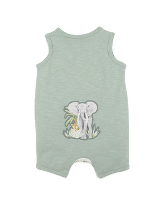 SWAY PRINT ELEPHANT ROMPER