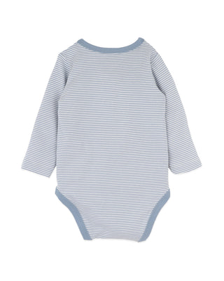 ALVIN ORGANIC STRIPE LS BODYSUIT