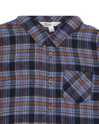 HUNTER CHECK LS SHIRT 3-5 YRS