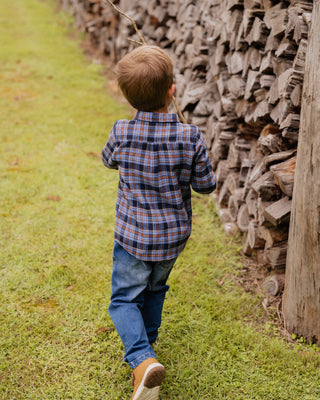 HUNTER CHECK LS SHIRT 3-5 YRS