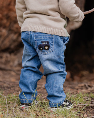 HUNTER DENIM PULL ON JEANS