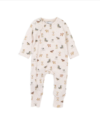 OTTO ORGANIC LS ZIPSUIT