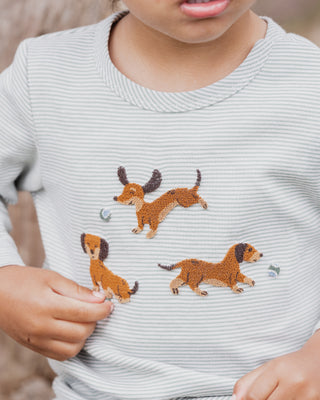 OTTO DOGS ORGANIC LS TEE