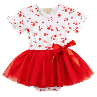 Alyssa Floral S/S Tutu Romper