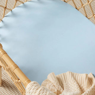 Baby Blue | Bassinet Sheet / Change Pad Cover