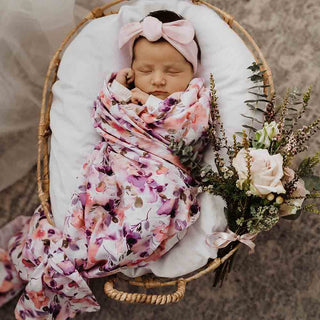 Blushing Beauty | Organic Muslin Wrap