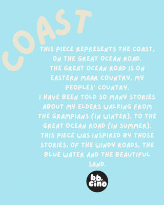 Reusable Babycino Bamboo Cup - Coast (120ml)