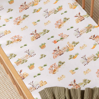 Farm | Fitted Cot Sheet