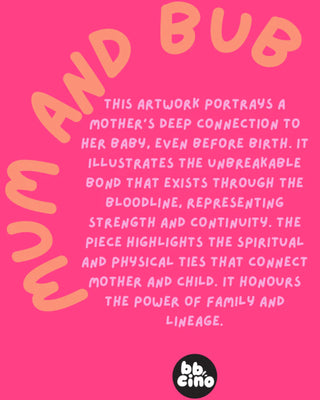 Reusable Babycino Bamboo Cup - Mum and Bub (120ml)