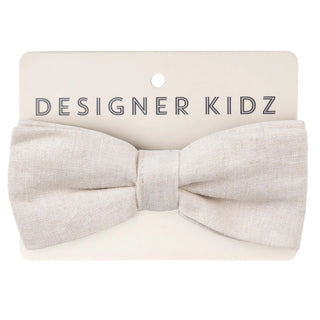 Finley Linen Bow Tie - Sand