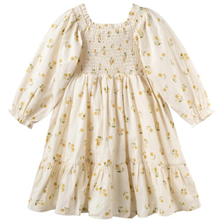 Golden Cherry Tiered Dress