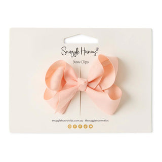 Peach | Bow Hair Clip