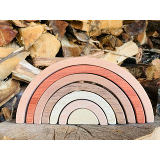 Wooden Rainbow Stacker
