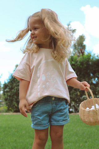 Easter Slouch Tee - Petal