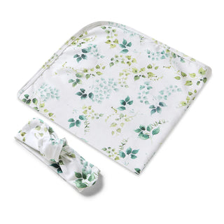 Eden | Organic Jersey Wrap & Topknot Set