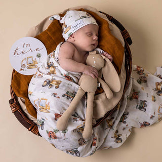 Diggers and Tractors & Ochre | Reversible Milestone Cards (Copy)