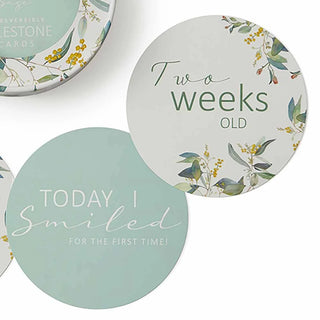 Eucalypt & Sage | Reversible Milestone Cards