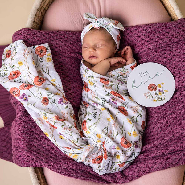 Meadow I Organic Muslin Wrap
