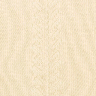 OPEN WORK TIGHTS - ALMOND