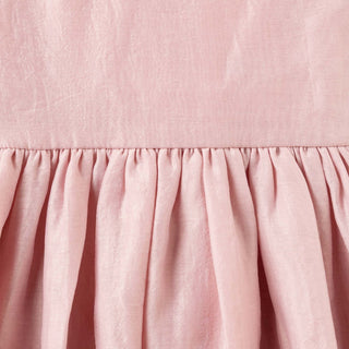 Noa Puff Sleeve Bow Back Dress - Blush