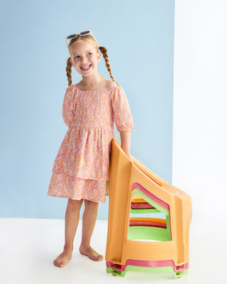 Florentina Shirred Dress