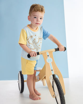 Two Tone Terry Shorts