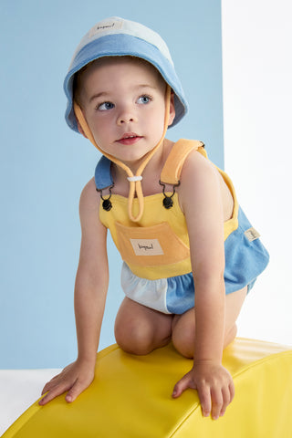 Two Tone Terry Romper