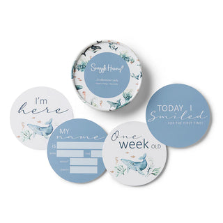 Ocean & Indigo | Reversible Milestone Cards