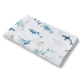 Ocean | Organic Muslin Wrap