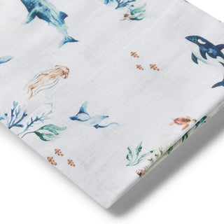Ocean | Organic Muslin Wrap