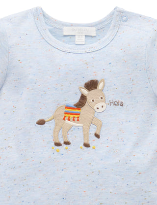 LINEN BLEND SHORT AND TEE SET