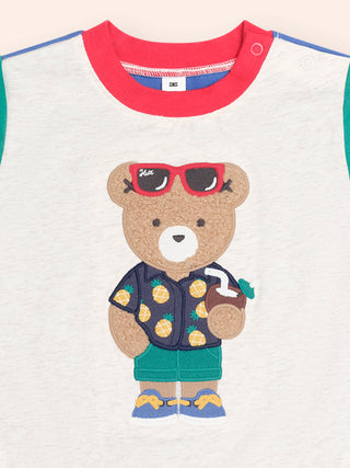 TROPICAL HUX SPLICED TEE