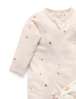 2 PACK ZIP GROWSUIT - CLOUD LITTLE FAIRIES PRINT