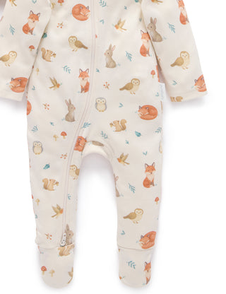 2 PACK ZIP GROWSUIT - CLOUD LITTLE FAIRIES PRINT