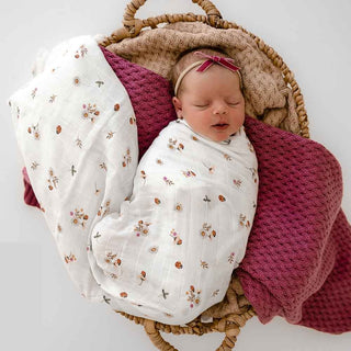 Ladybug | Organic Muslin Wrap