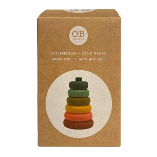 Silicone Stacker Tower - Blueberry