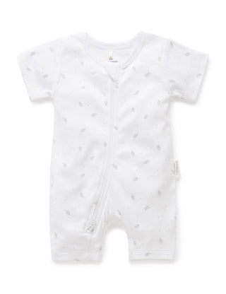 S/S Short Leg Zip Growsuit