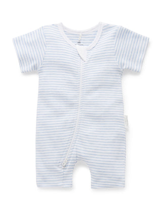 S/S Short Leg Zip Growsuit