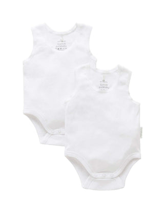 Rib Bodysuit 2 Pack White