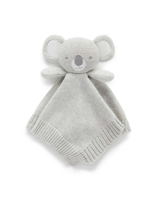 KNITTED KOALA COMFORTER - GREY