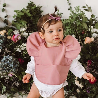 Primrose | Frill Snuggle Bib Waterproof