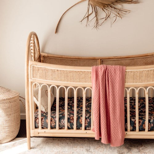 Rosa | Diamond Knit Baby Blanket