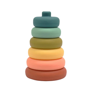 Silicone Stacker Tower - Blueberry