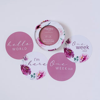 Wanderlust & Dusk | Reversible Milestone Cards